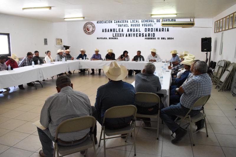 Presenta la Unión Ganadera Regional de Sonora el Plan Estratégico de Protección Civil en Materia Hídrica a las AGL del Sur del estado